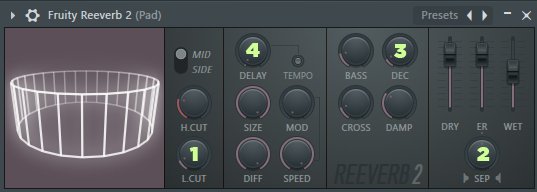 comment regler la reverb sur FL-Studio