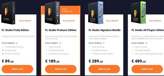 Quel version de FL-Studio choisir ?