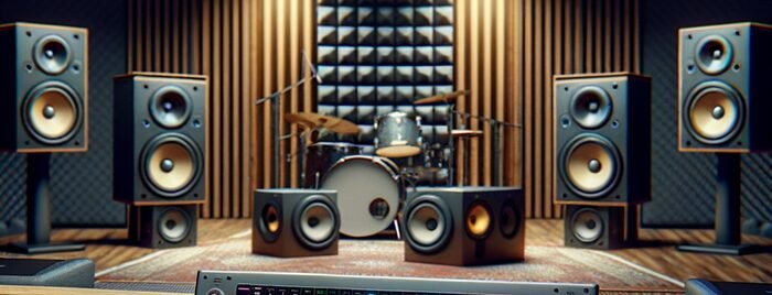 Enceinte de mixage
